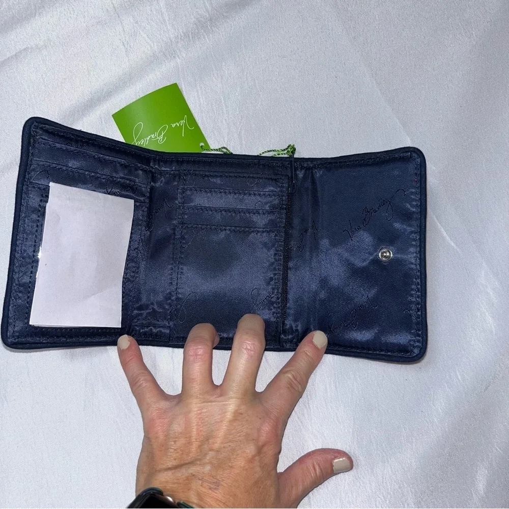 NWT Vera Bradley Trifold Wallet Paisley Quilted